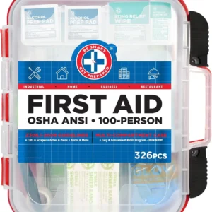 326-Piece First Aid Kit with Hard Case