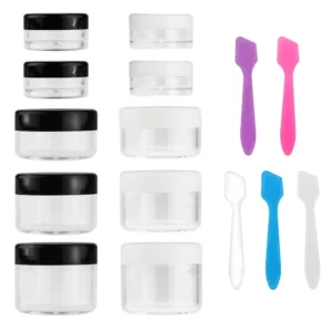 10-Piece Travel Makeup Containers with Lids